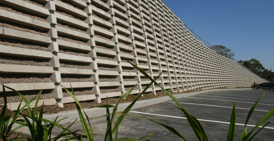 Concrib Retaining Walls