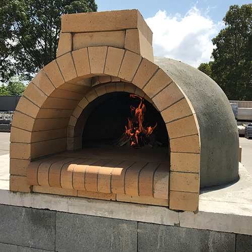 custom built pizza oven kit